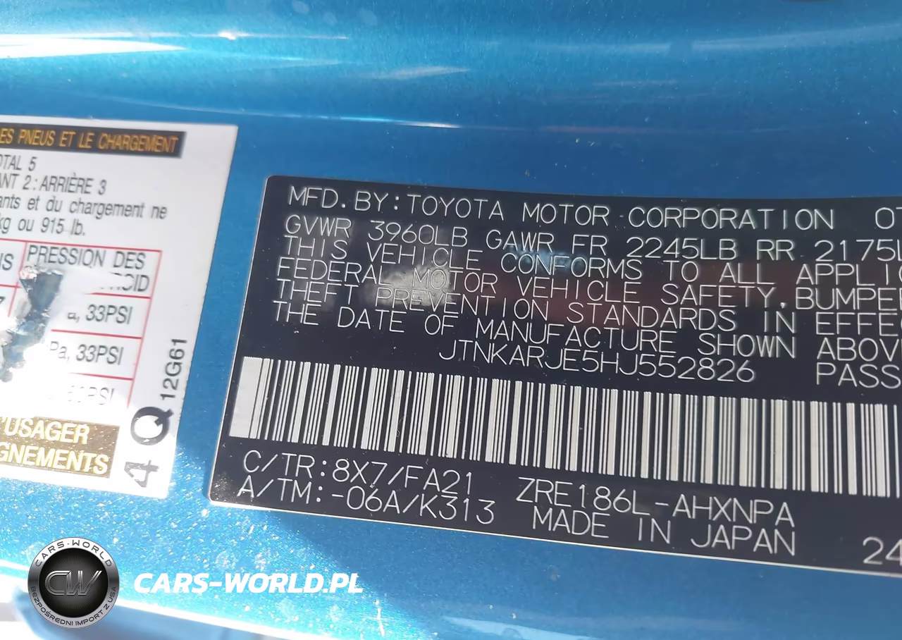 2017 Toyota Corolla Im VIN:JTNKARJE5HJ552826 - 9