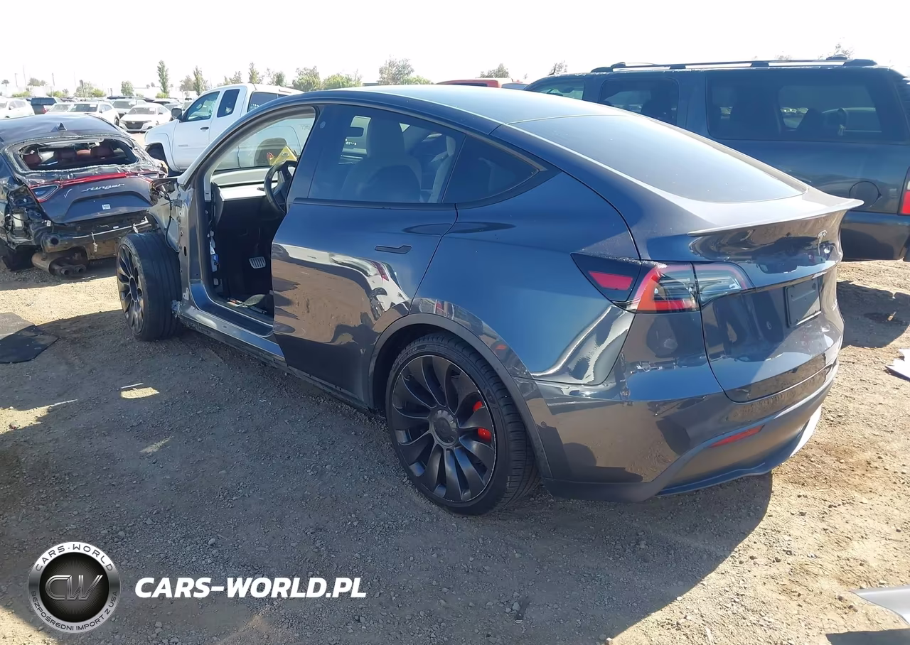 2021 Tesla Model Y Performance Dual Motor All-Wheel Drive VIN:5YJYGDEF7MF092007 - 3