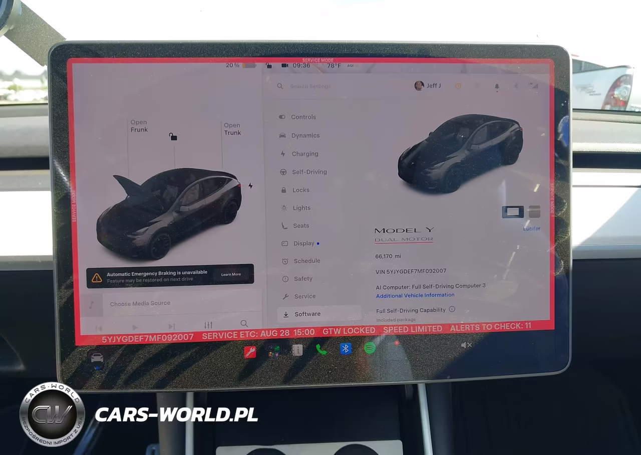 2021 Tesla Model Y Performance Dual Motor All-Wheel Drive VIN:5YJYGDEF7MF092007 - 7