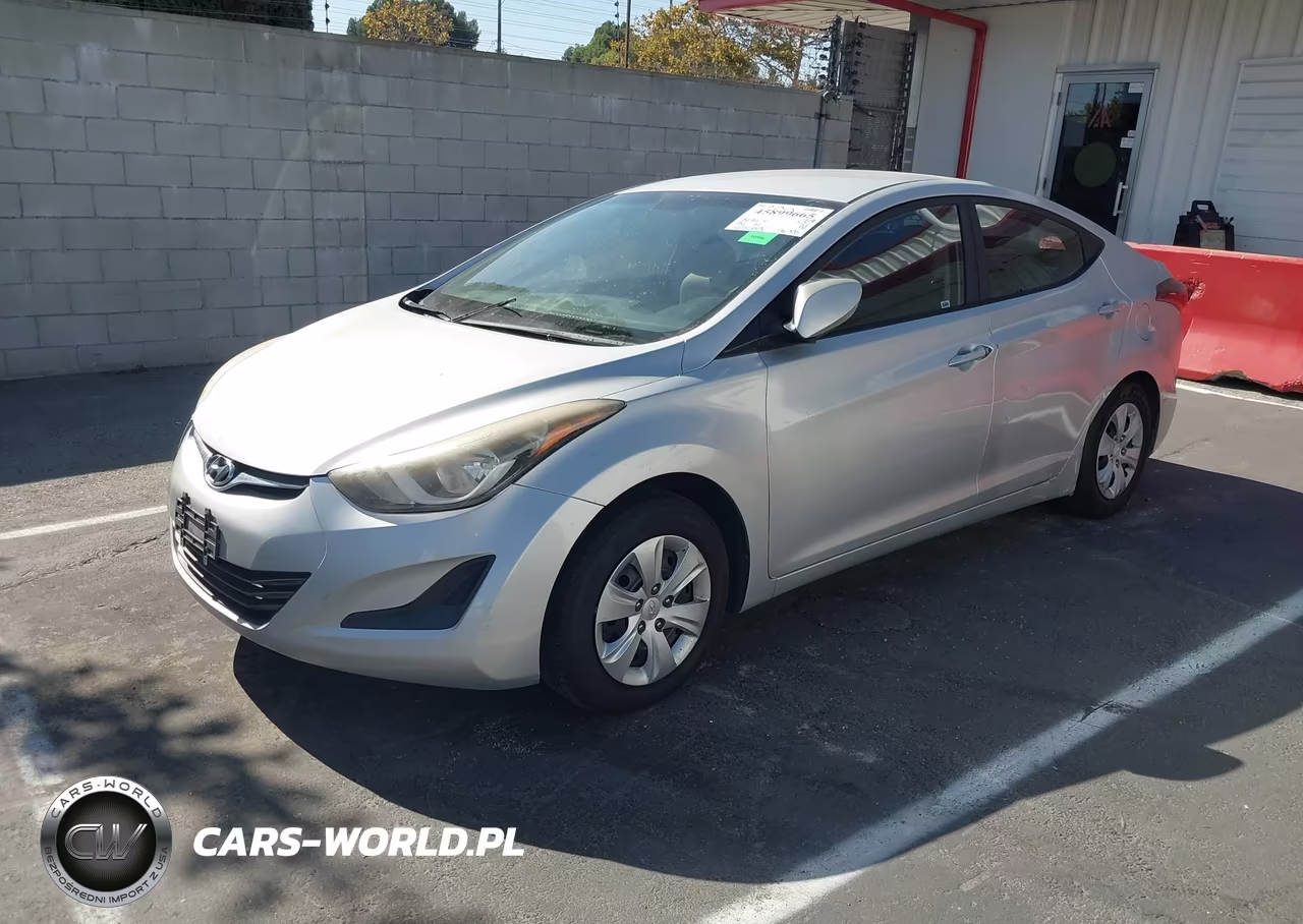 2016 Hyundai Elantra Se VIN:5NPDH4AE1GH674960 - 2