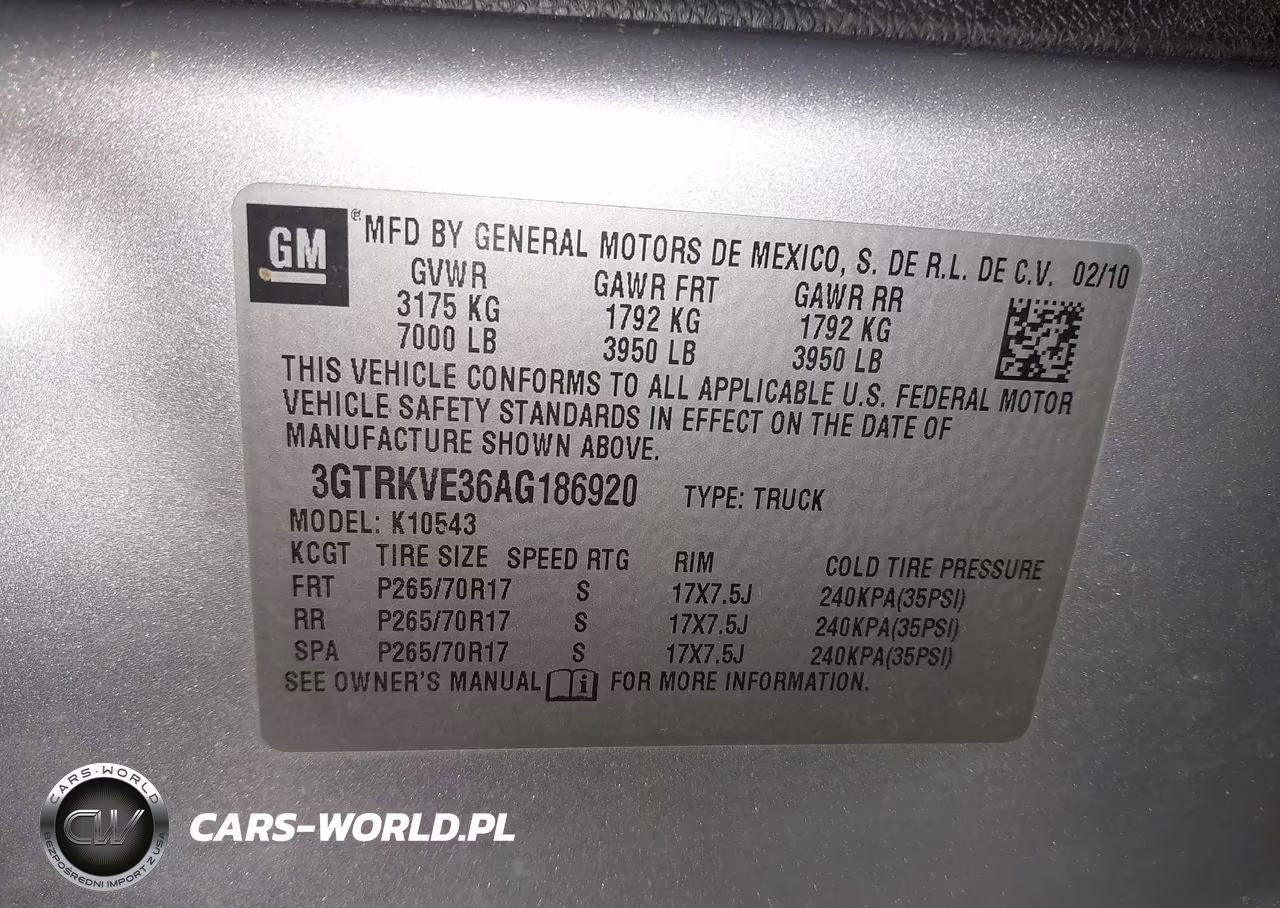 2010 GMC Sierra 1500 Sle VIN:3GTRKVE36AG186920 - 9