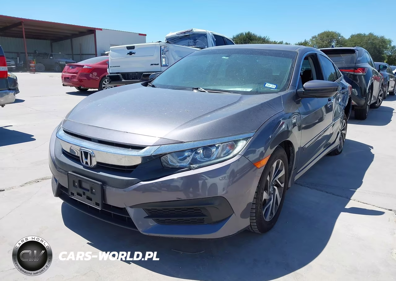 2018 Honda Civic Ex VIN:2HGFC2F75JH592558 - 2