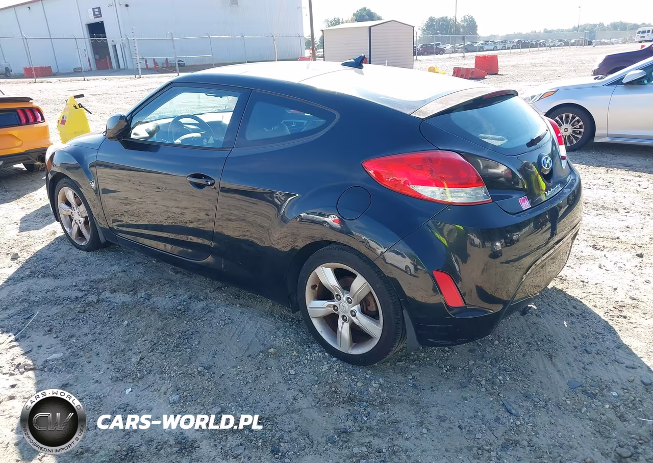 2014 Hyundai Veloster Base W-Gray VIN:KMHTC6AD2EU215724 - 3
