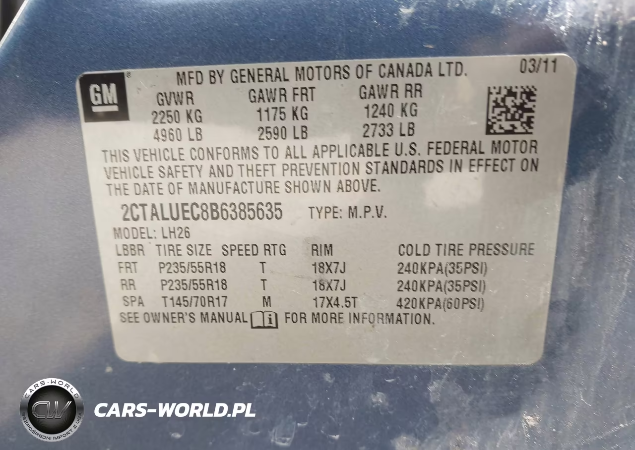 2011 GMC Terrain Slt-1 VIN:2CTALUEC8B6385635 - 9