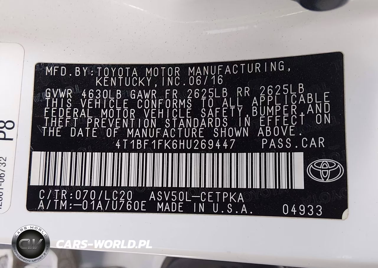 2017 Toyota Camry Xse VIN:4T1BF1FK6HU269447 - 9