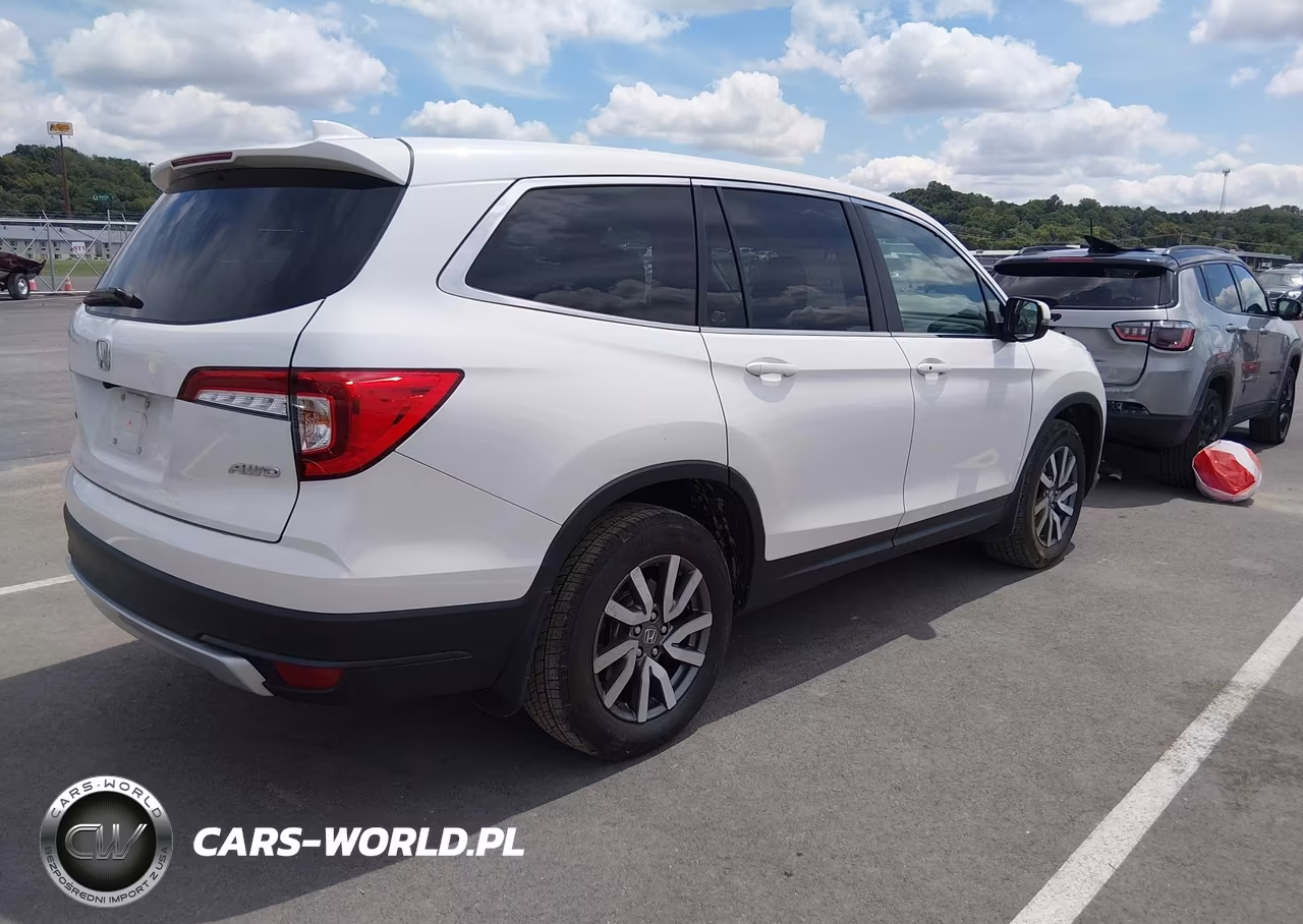 2022 Honda Pilot Awd Ex-L VIN:5FNYF6H55NB021682 - 3