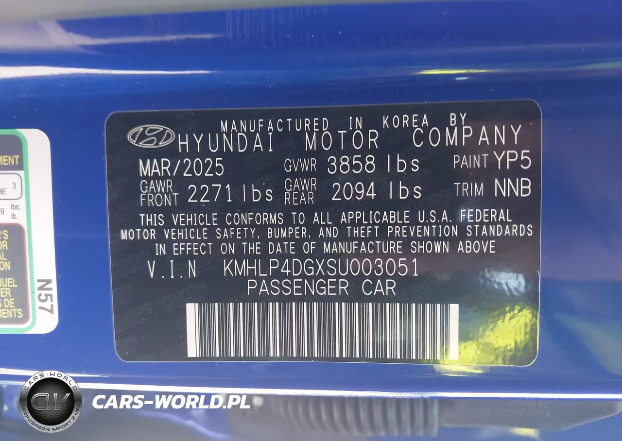 2025 Hyundai Elantra Limited VIN:KMHLP4DGXSU003051 - 9
