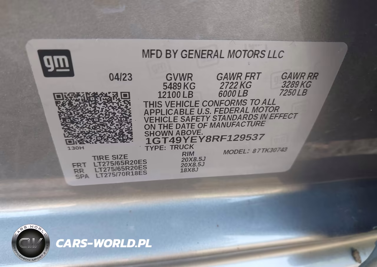 2024 GMC Sierra 3500Hd 4Wd Standard Bed Denali Ultimate VIN:1GT49YEY8RF129537 - 8