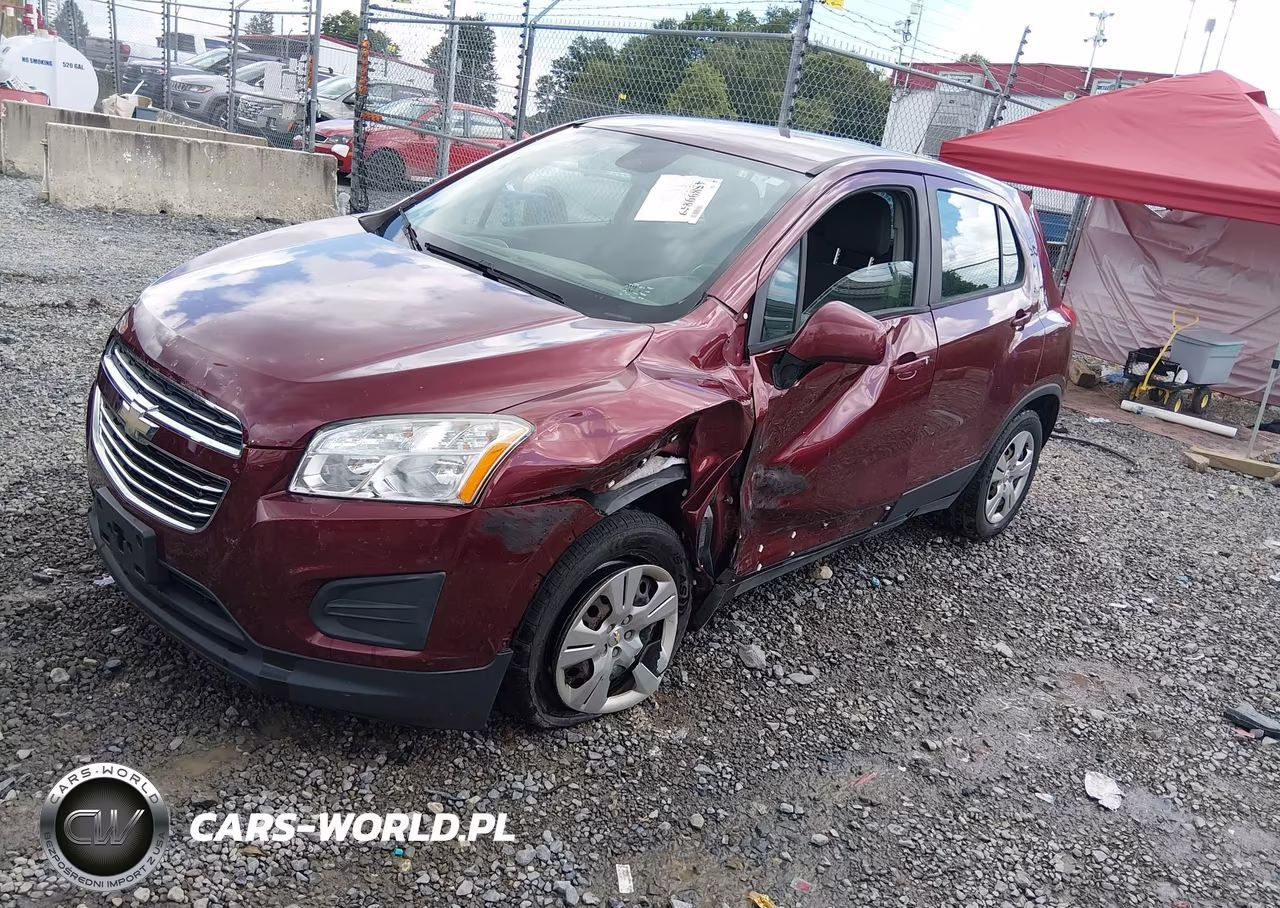 2016 Chevrolet Trax Ls VIN:3GNCJKSB0GL277224 - 2
