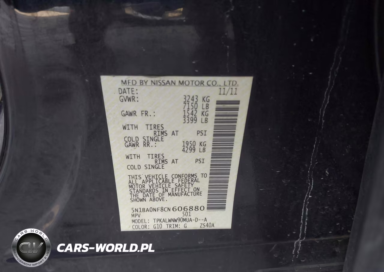 2012 Nissan Armada Platinum VIN:5N1BA0NF8CN606880 - 9