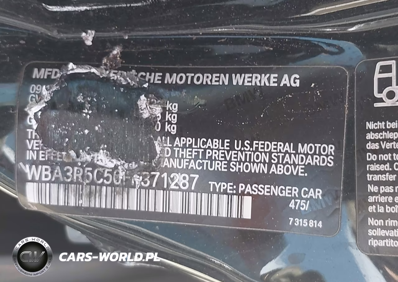 2015 BMW 435I xDrive VIN:WBA3R5C50FK371287 - 9