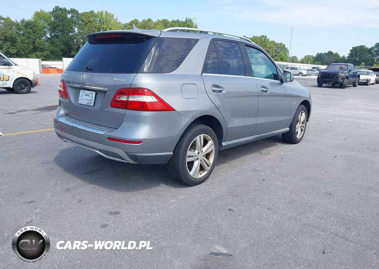2012 Mercedes-Benz Ml 350 4Matic VIN:4JGDA5HB6CA025061 - 4