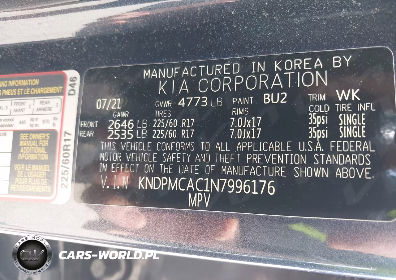 2022 Kia Sportage Lx VIN:KNDPMCAC1N7996176 - 9