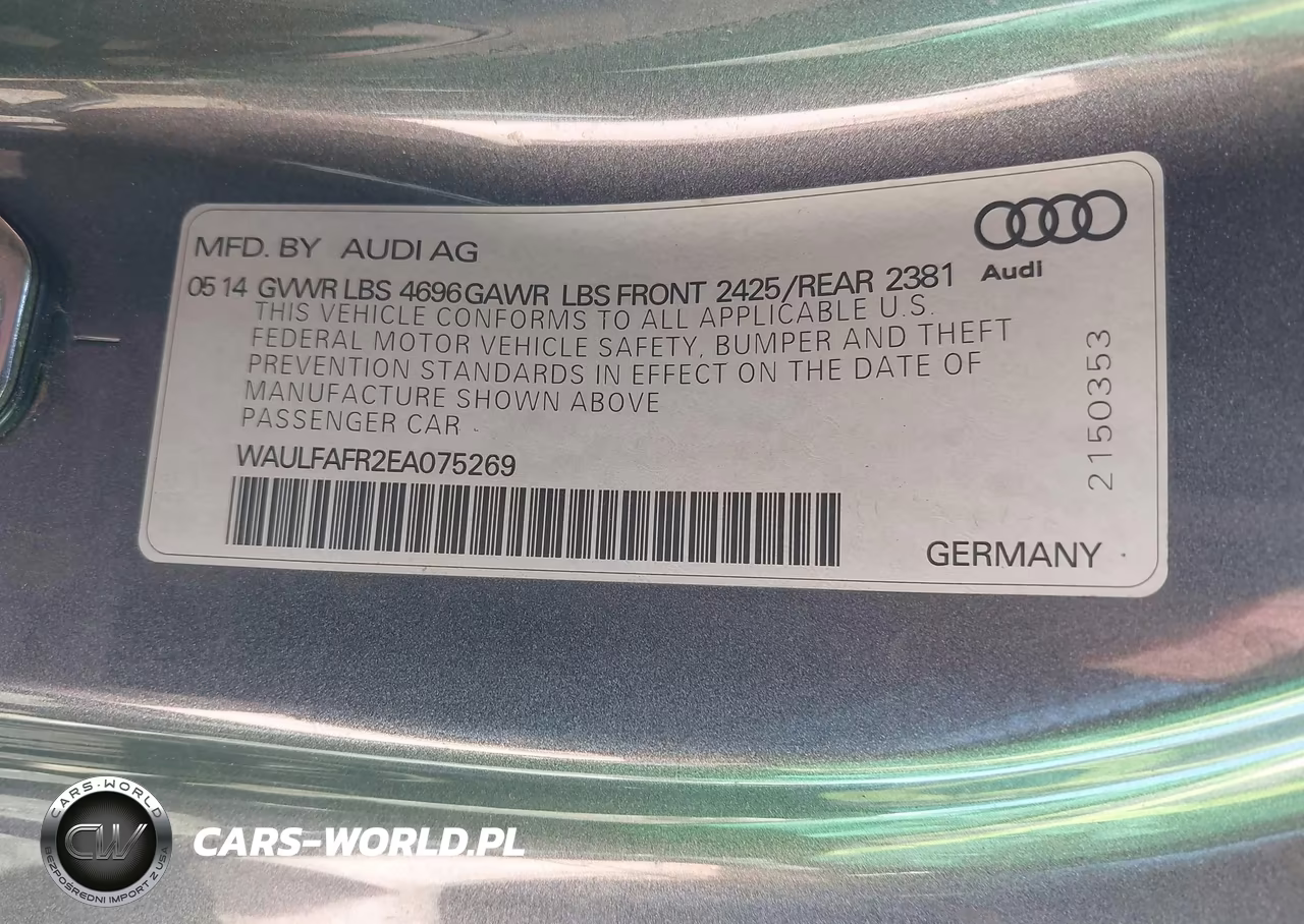 2014 Audi A5 2.0T Premium VIN:WAULFAFR2EA075269 - 9