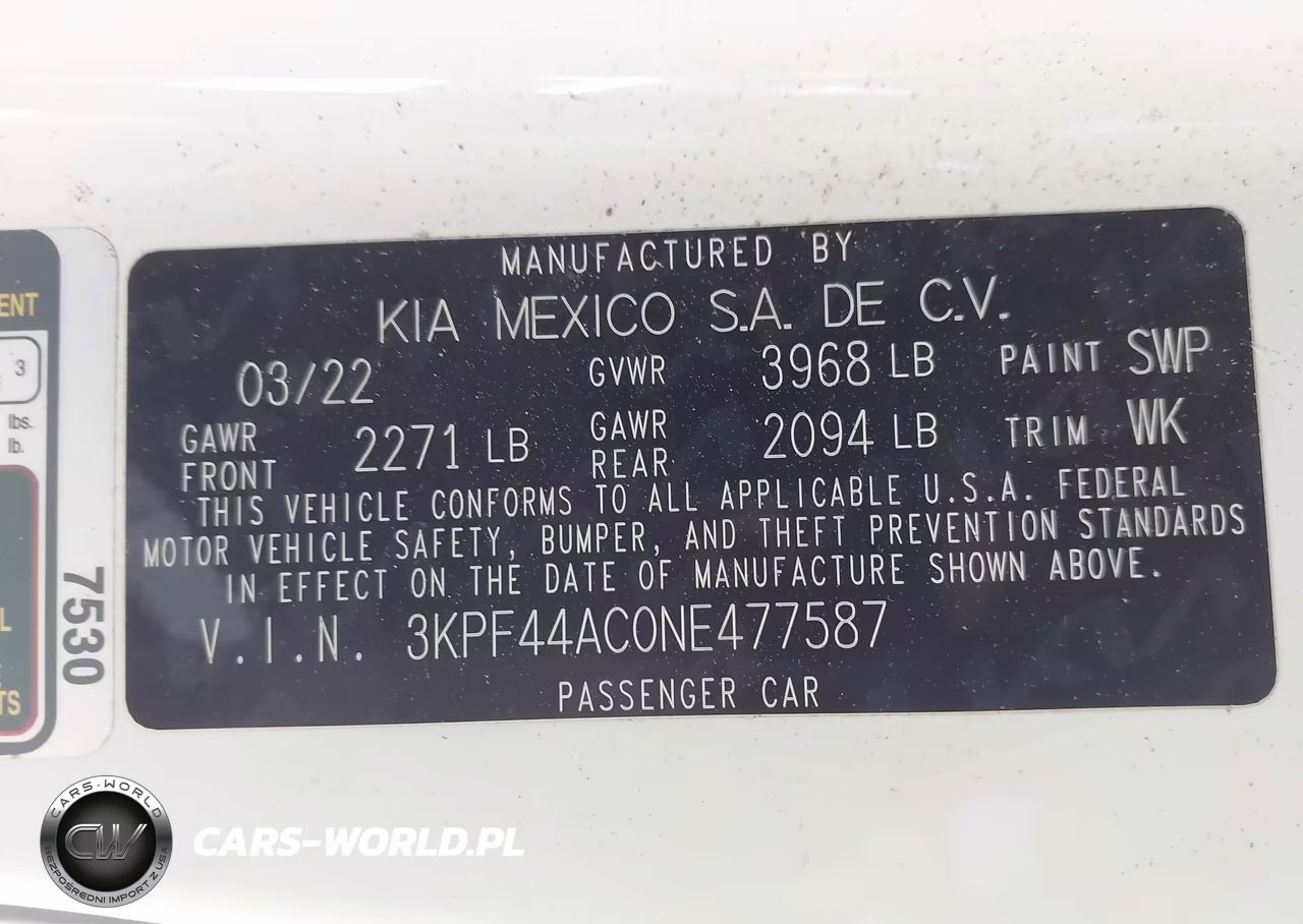 2022 Kia Forte Gt VIN:3KPF44AC0NE477587 - 9