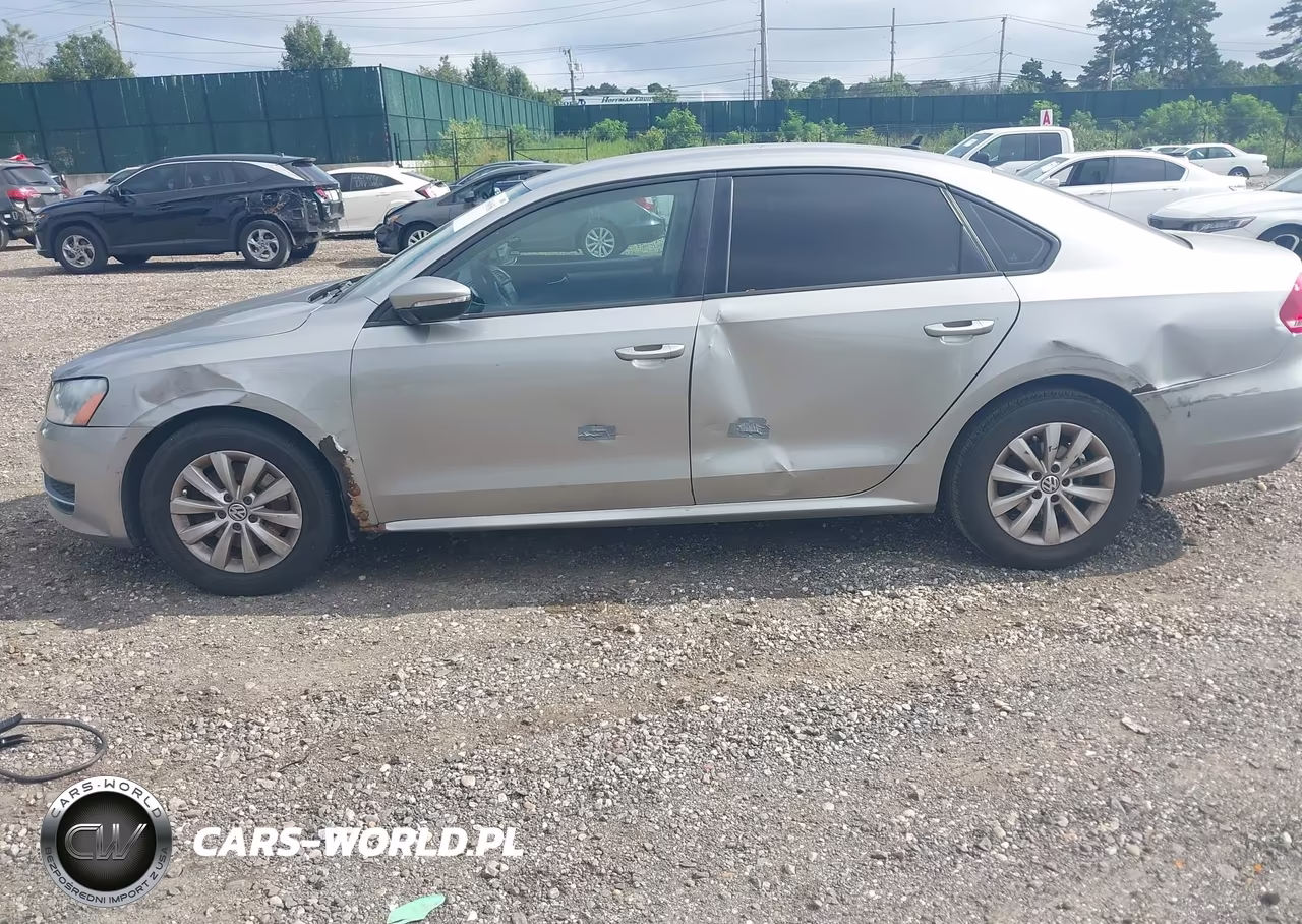 2012 Volkswagen Passat S VIN:1VWAP7A32CC051999 - 6