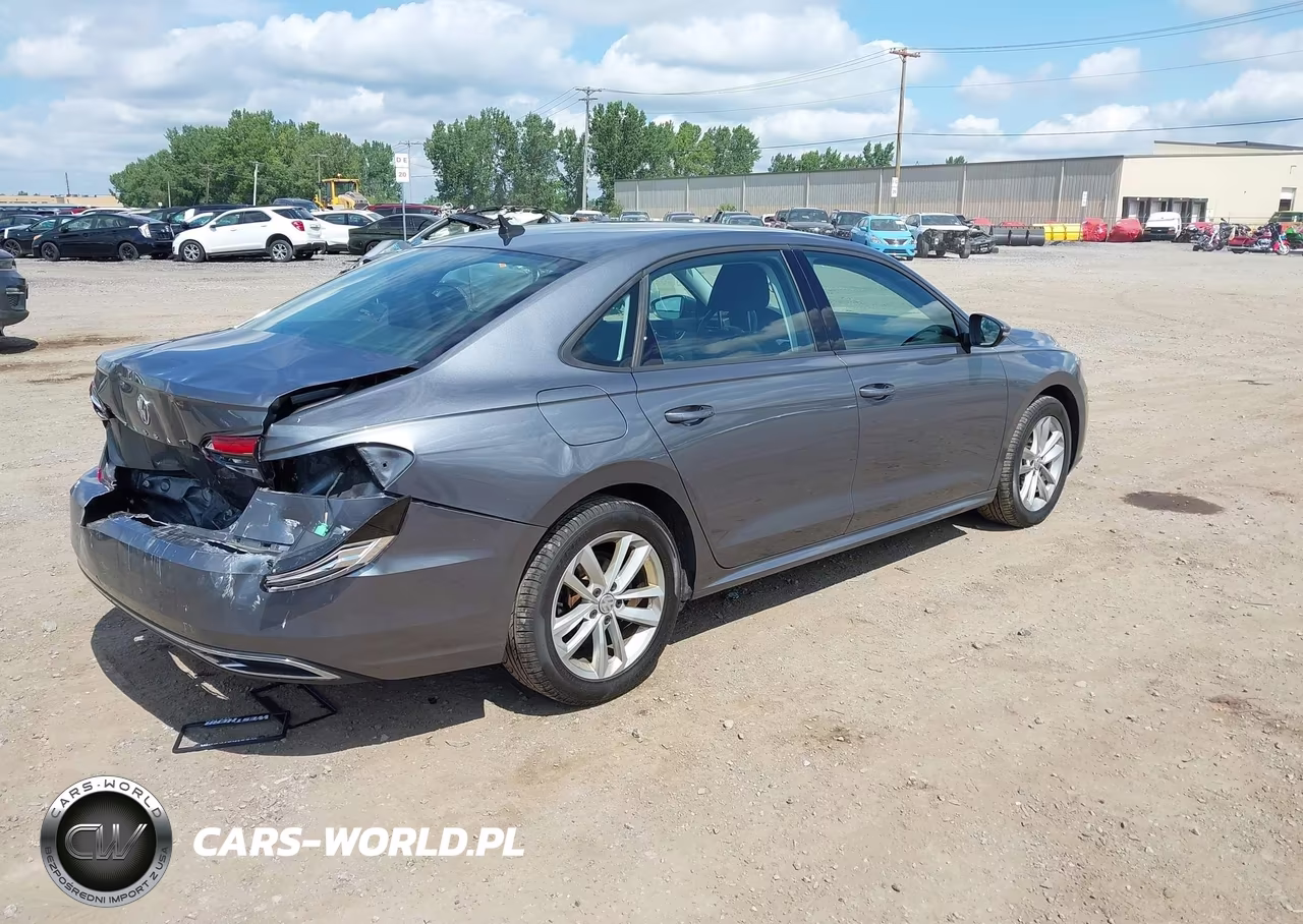 2021 Volkswagen Passat 2.0T S VIN:1VWAA7A36MC016224 - 4