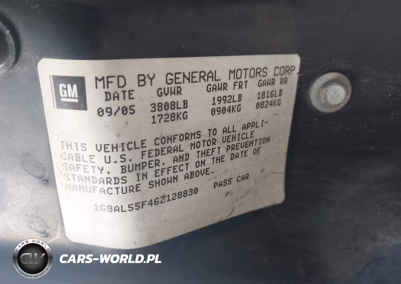 2006 Saturn Ion 3 VIN:1G8AL55F46Z128830 - 9