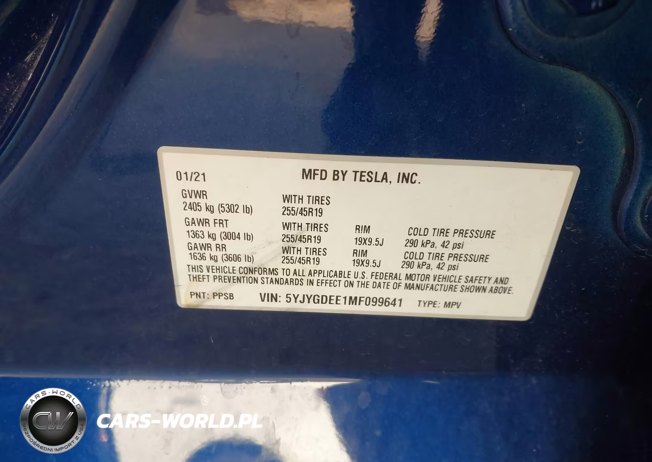 2021 Tesla Model Y Long Range Dual Motor All-Wheel Drive VIN:5YJYGDEE1MF099641 - 9