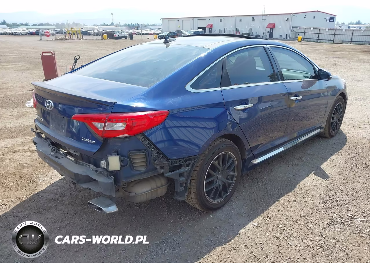 2015 Hyundai Sonata Limited VIN:5NPE34AF8FH099251 - 4