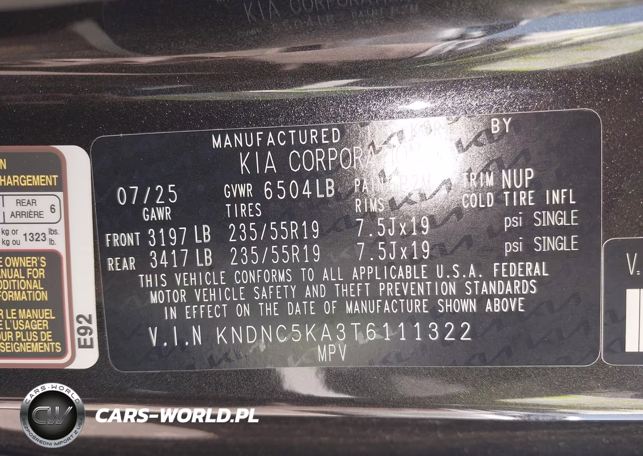 2026 Kia Carnival Mpv Hybrid Ex VIN:KNDNC5KA3T6111322 - 9