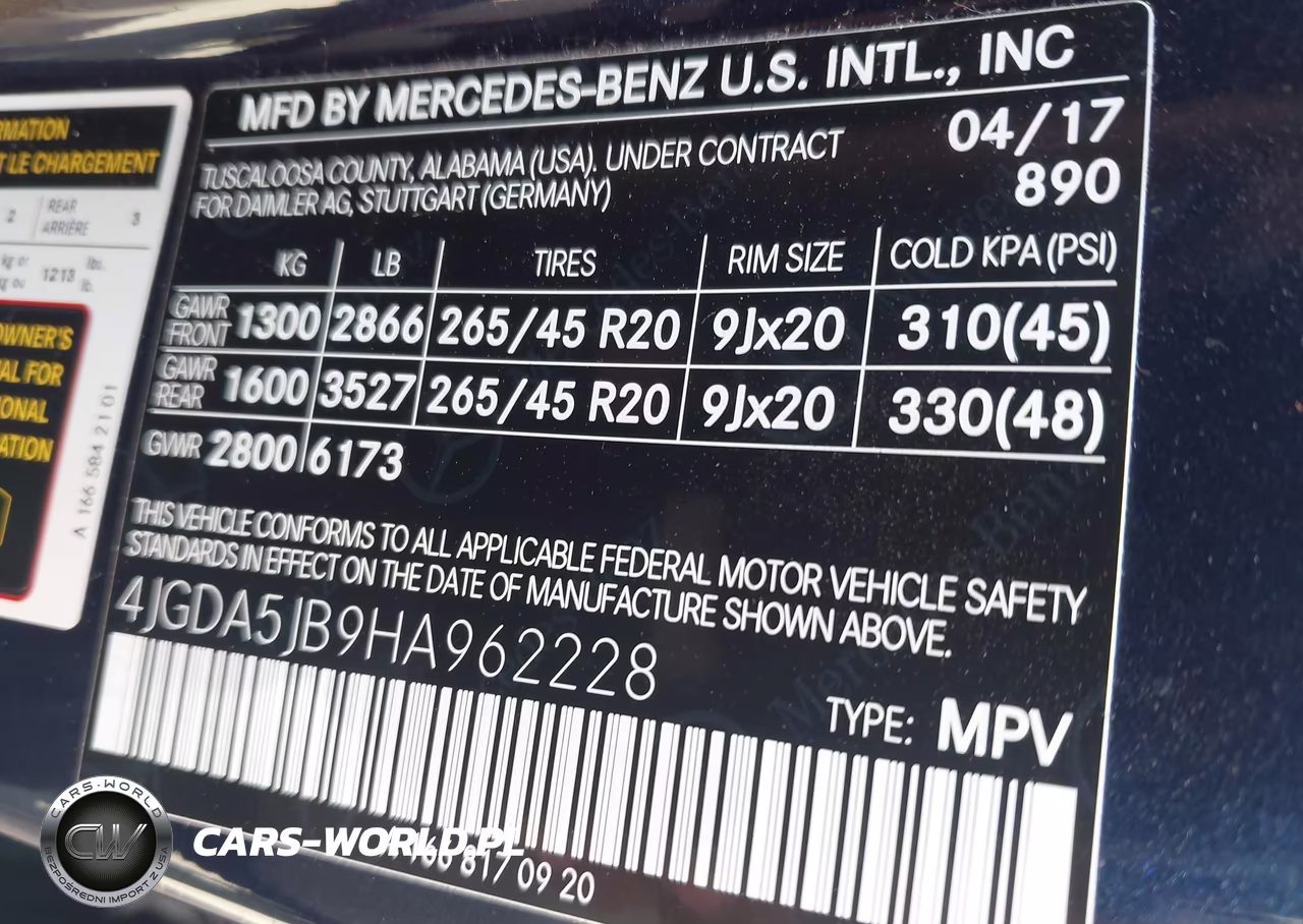 2017 Mercedes-Benz Gle 350 VIN:4JGDA5JB9HA962228 - 9