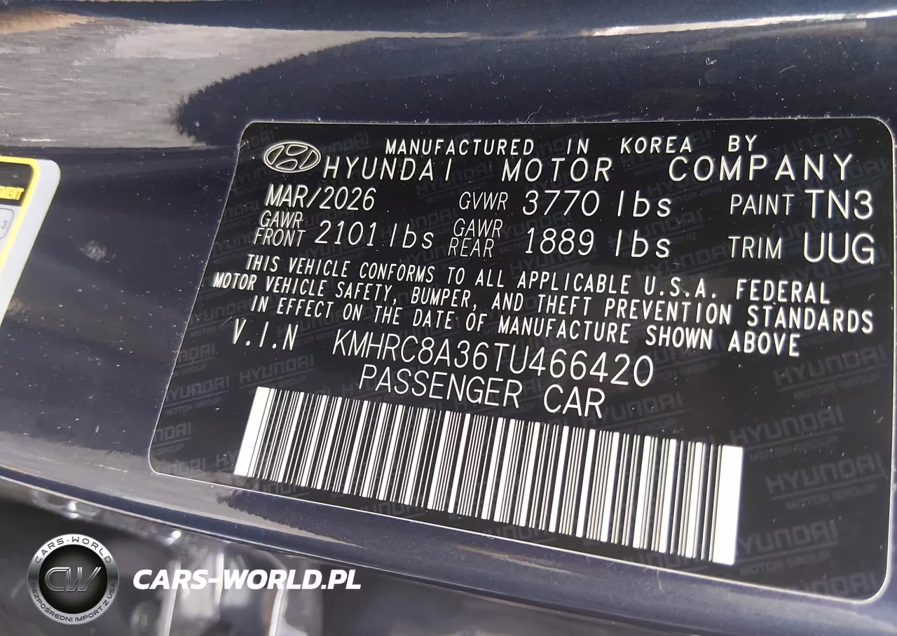 2026 Hyundai Venue Sel W-Two-Tone Roof VIN:KMHRC8A36TU466420 - 9