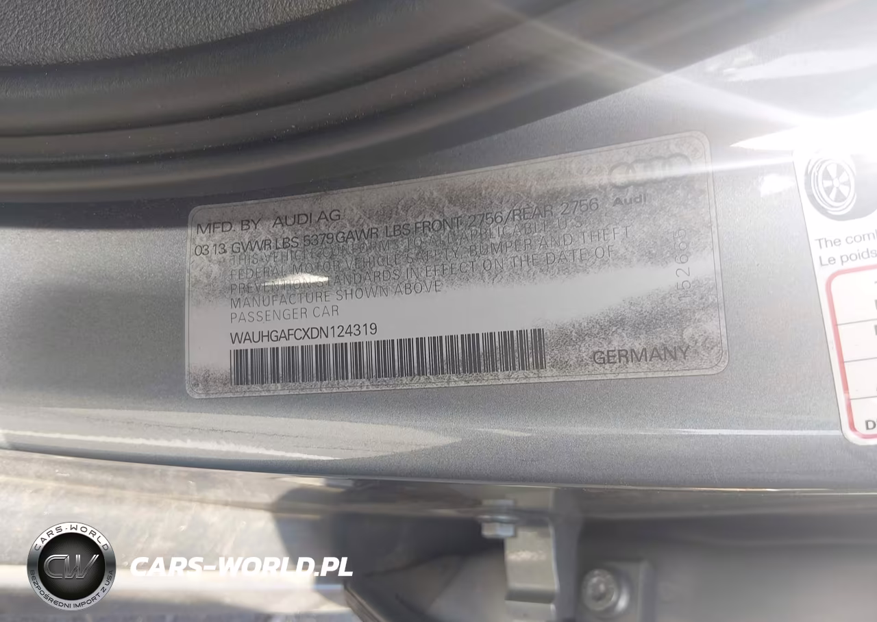 2013 Audi A6 3.0T Premium VIN:WAUHGAFCXDN124319 - 9