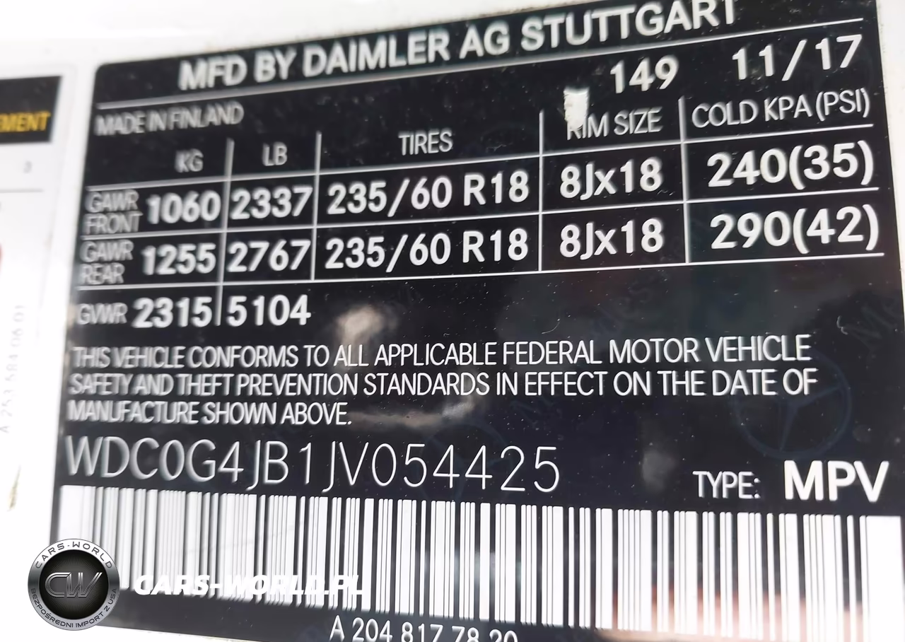 2018 Mercedes-Benz Glc 300 VIN:WDC0G4JB1JV054425 - 9