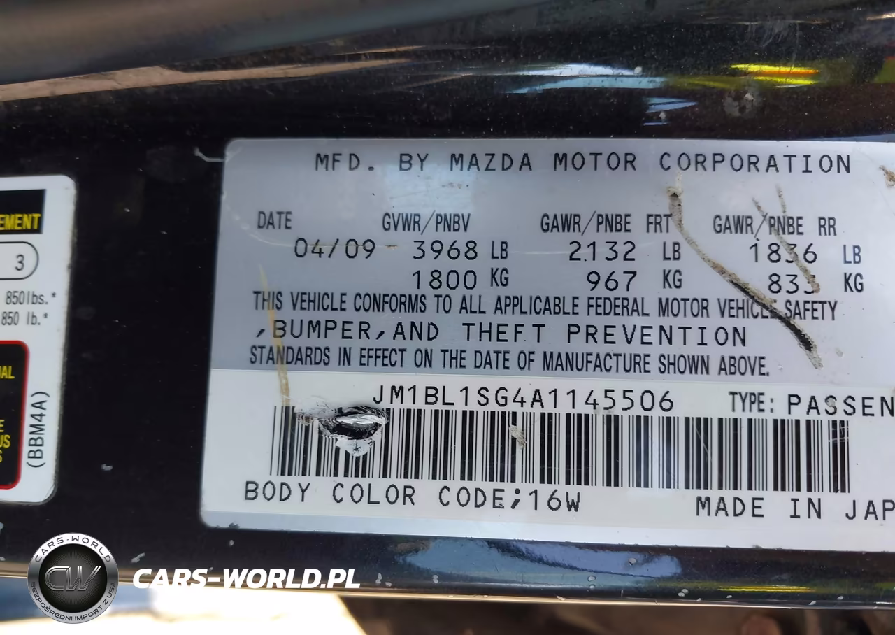 2010 Mazda Mazda3 I Sport VIN:JM1BL1SG4A1145506 - 9