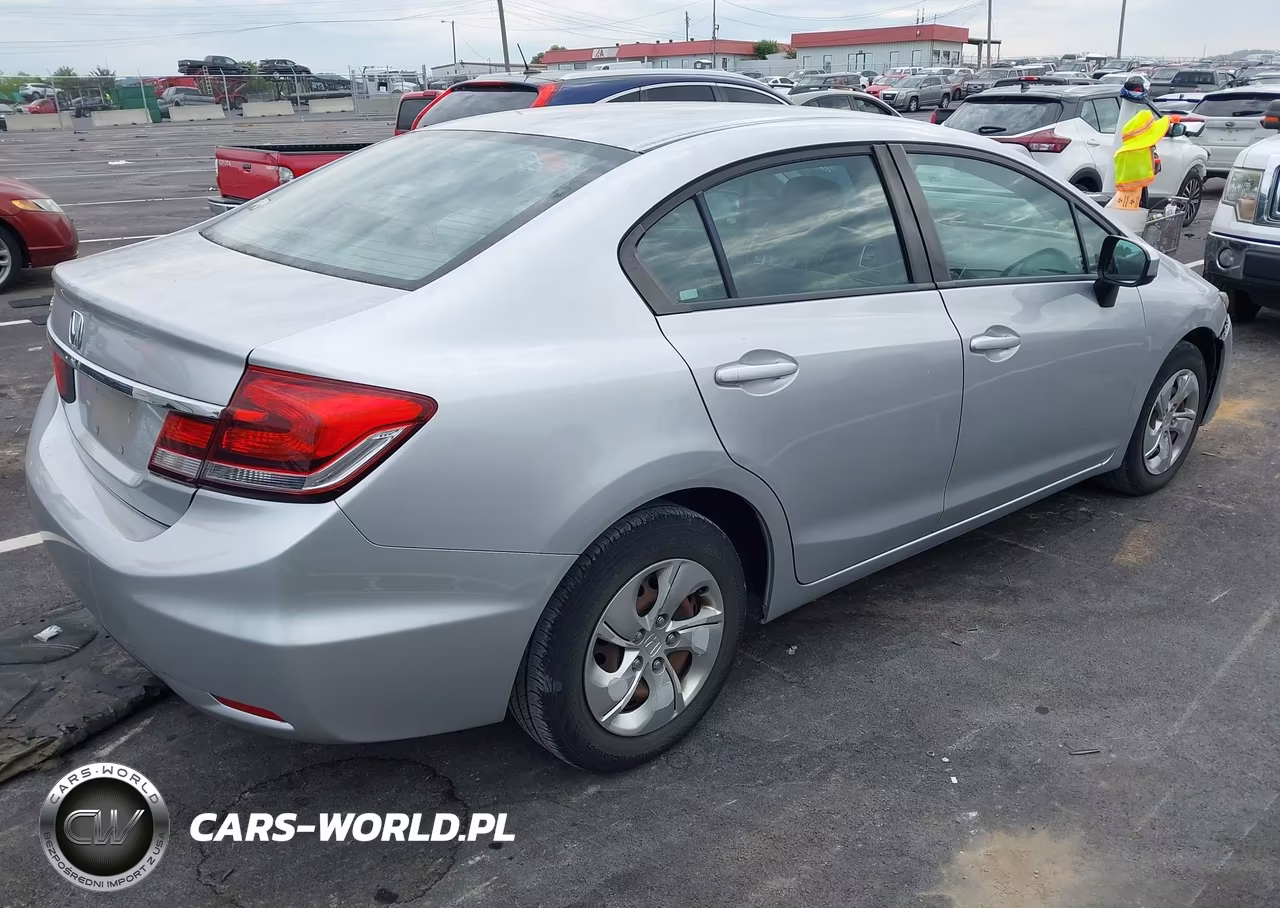 2015 Honda Civic Lx VIN:19XFB2F59FE048910 - 4