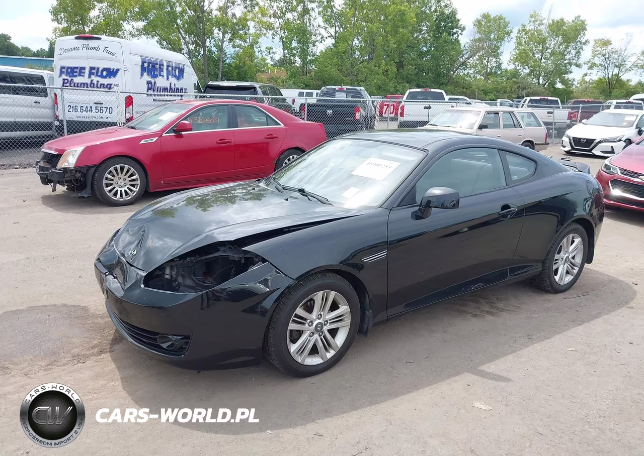 2008 Hyundai Tiburon Gs VIN:KMHHM66D28U282890 - 2