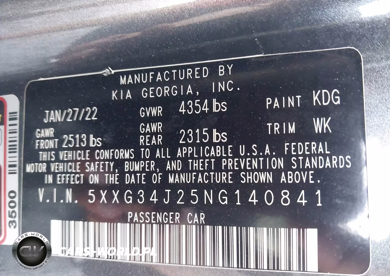 2022 Kia K5 Ex VIN:5XXG34J25NG140841 - 9