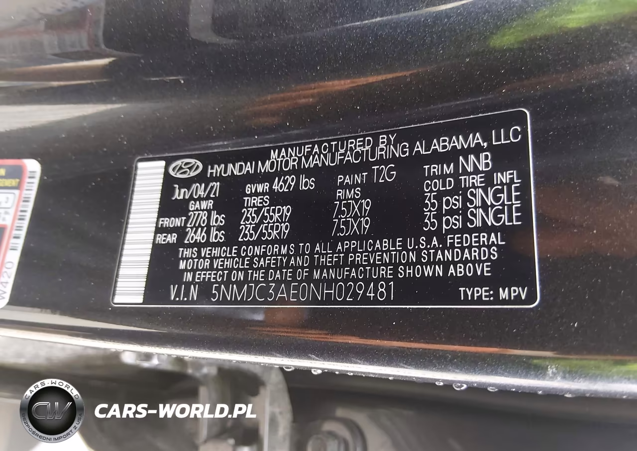 2022 Hyundai Tucson Sel VIN:5NMJC3AE0NH029481 - 9