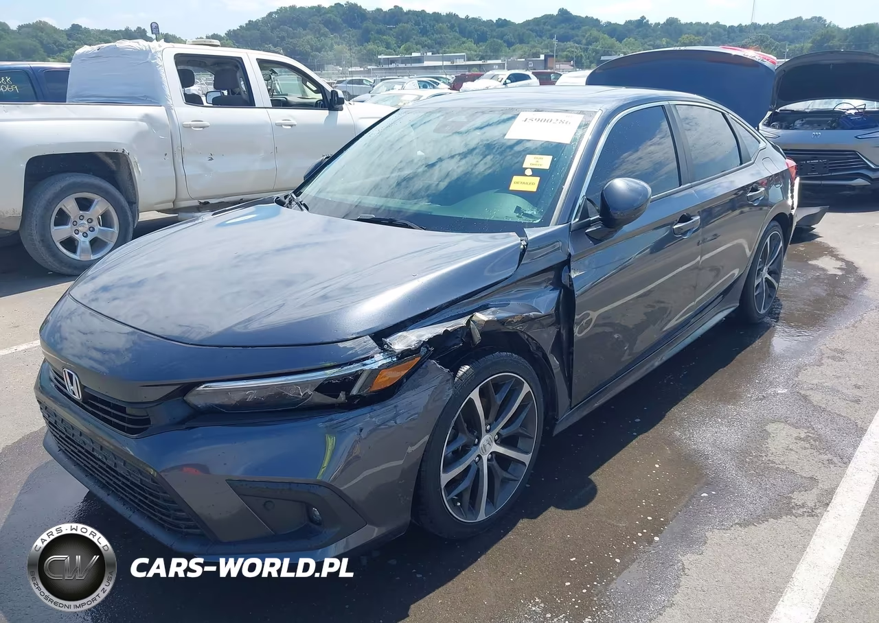 2022 Honda Civic Touring VIN:2HGFE1F95NH305327 - 17