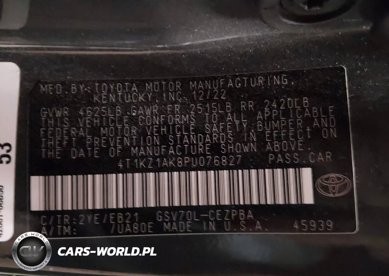 2023 Toyota Camry Trd VIN:4T1KZ1AK8PU076827 - 9