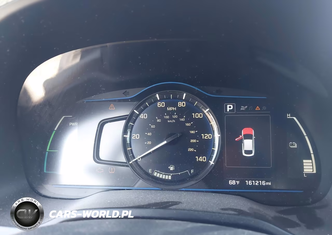 2018 Hyundai Ioniq Hybrid Blue VIN:KMHC65LC1JU065797 - 7