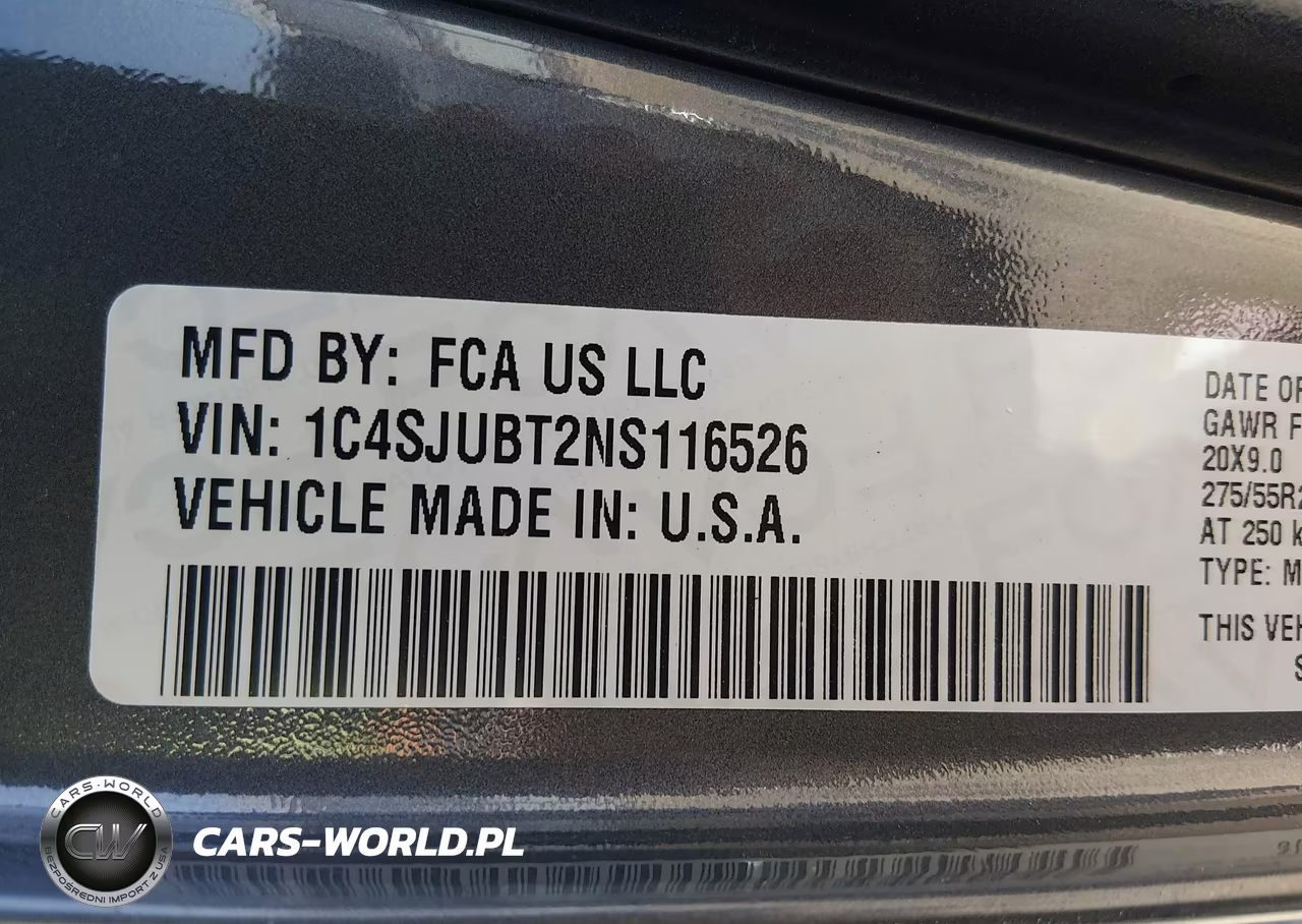 2022 Jeep Wagoneer Series Ii 4X2 VIN:1C4SJUBT2NS116526 - 9