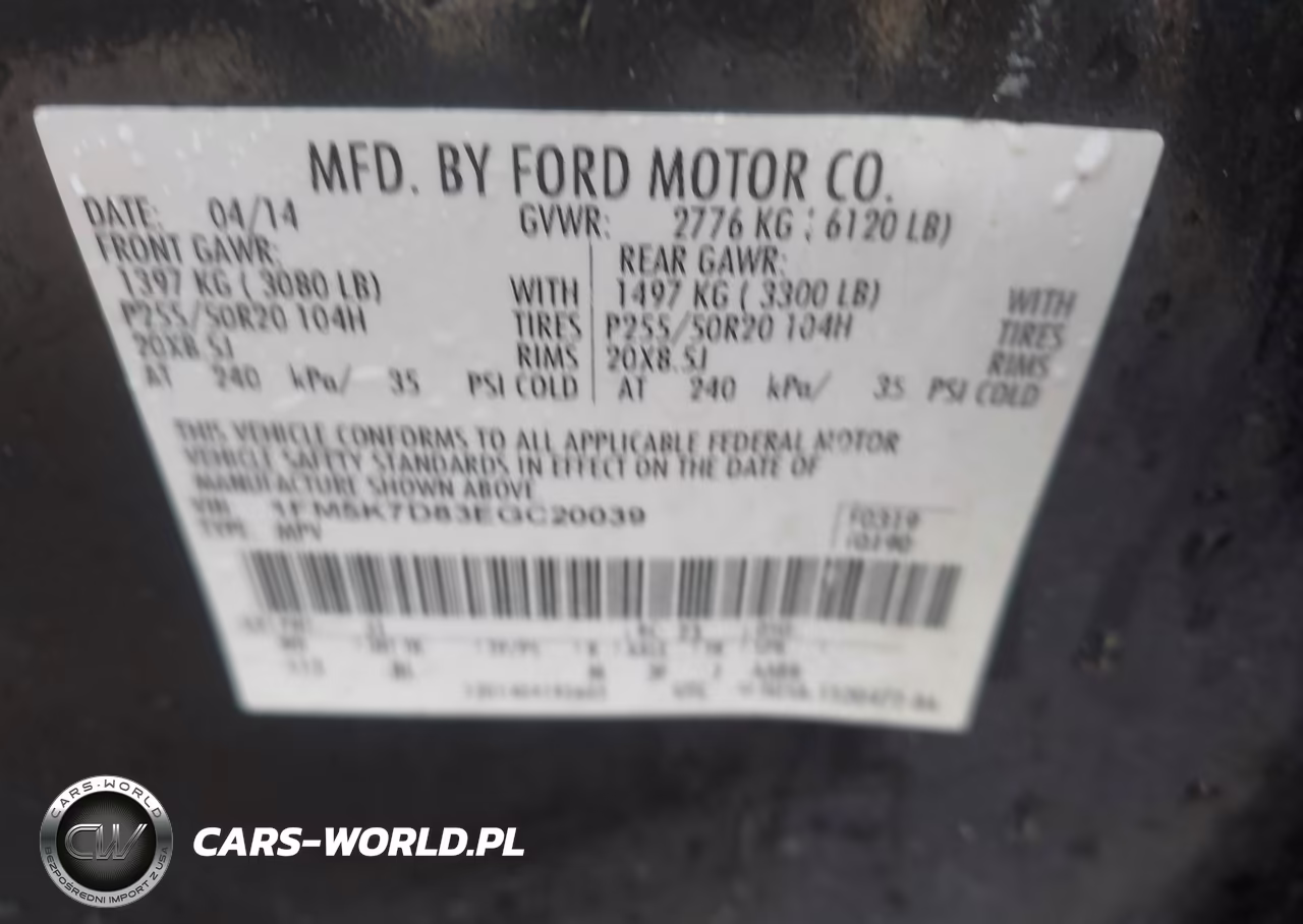 2014 Ford Explorer Xlt VIN:1FM5K7D83EGC20039 - 9
