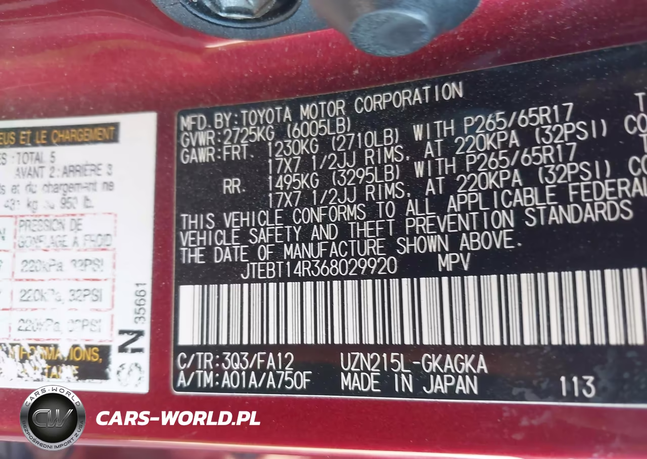 2006 Toyota 4Runner Sr5 V8 VIN:JTEBT14R368029920 - 9