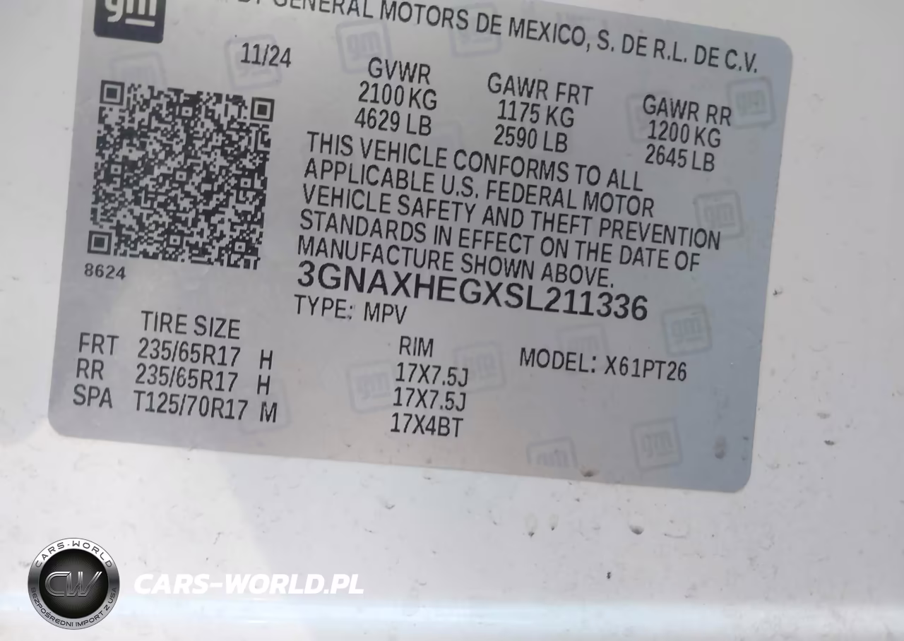 2025 Chevrolet Equinox Fwd Lt VIN:3GNAXHEGXSL211336 - 9