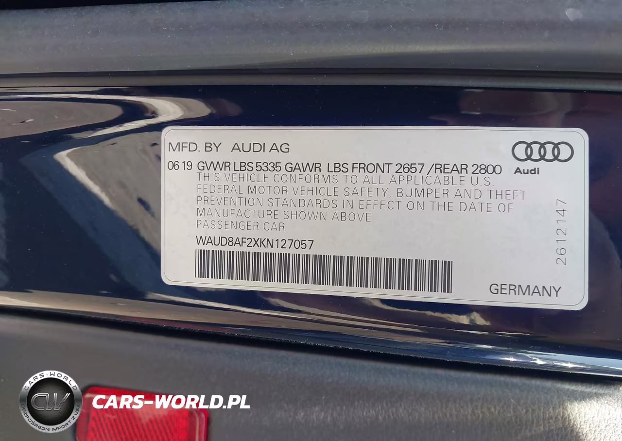 2019 Audi A6 45 Premium VIN:WAUD8AF2XKN127057 - 9