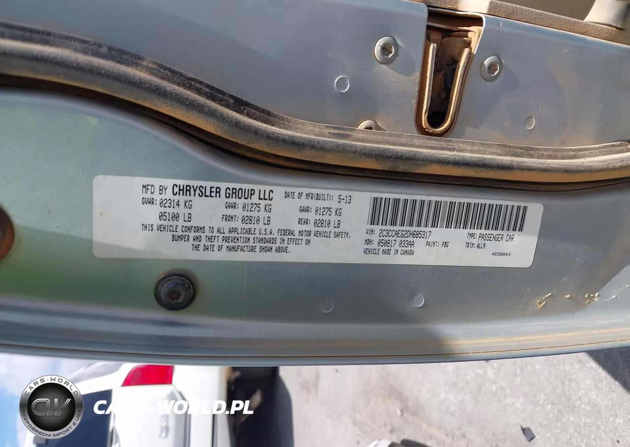 2013 Chrysler 300C VIN:2C3CCAEG2DH685317 - 9