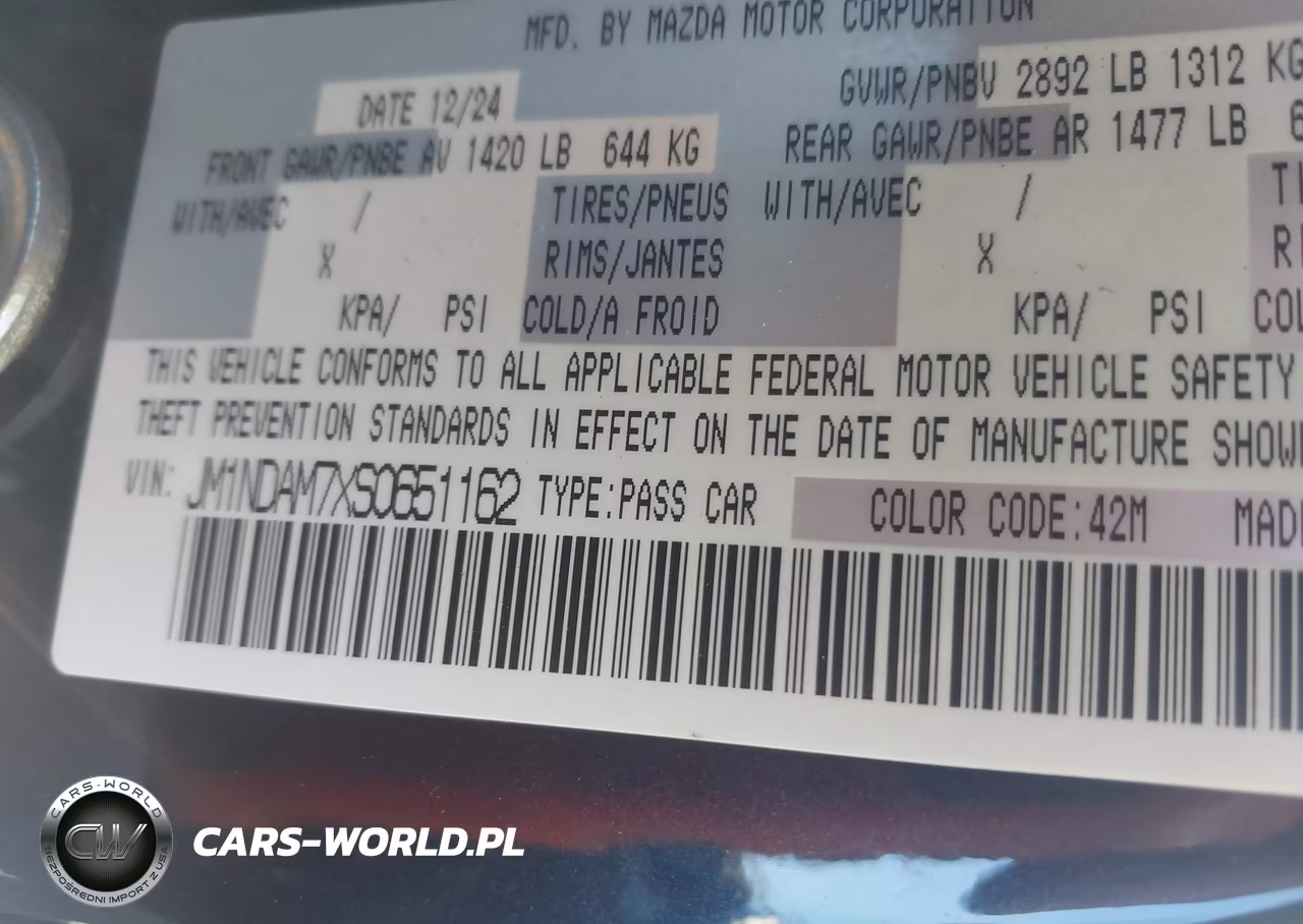 2025 Mazda Mx-5 Miata Rf Grand Touring VIN:JM1NDAM7XS0651162 - 9