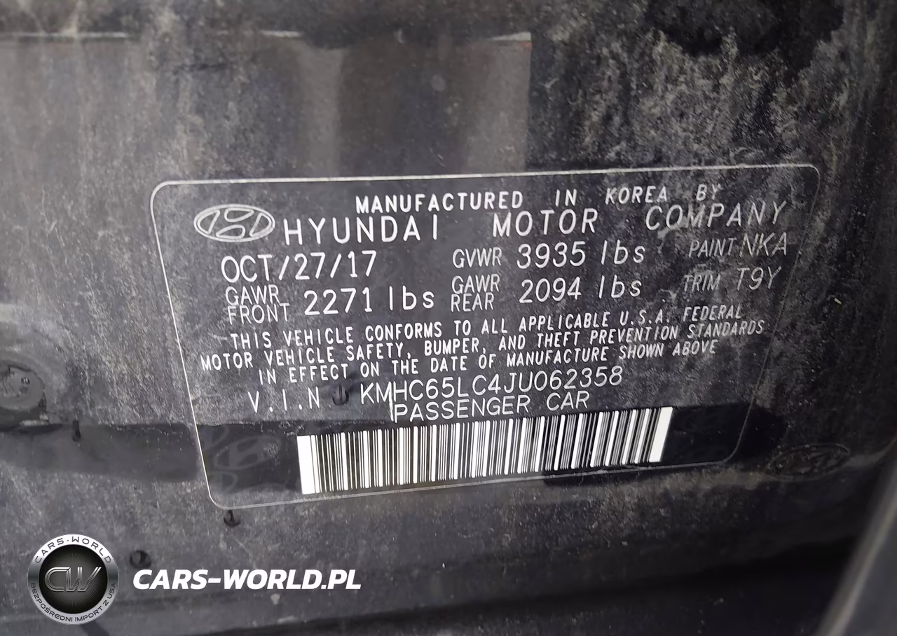 2018 Hyundai Ioniq Hybrid Blue VIN:KMHC65LC4JU062358 - 9