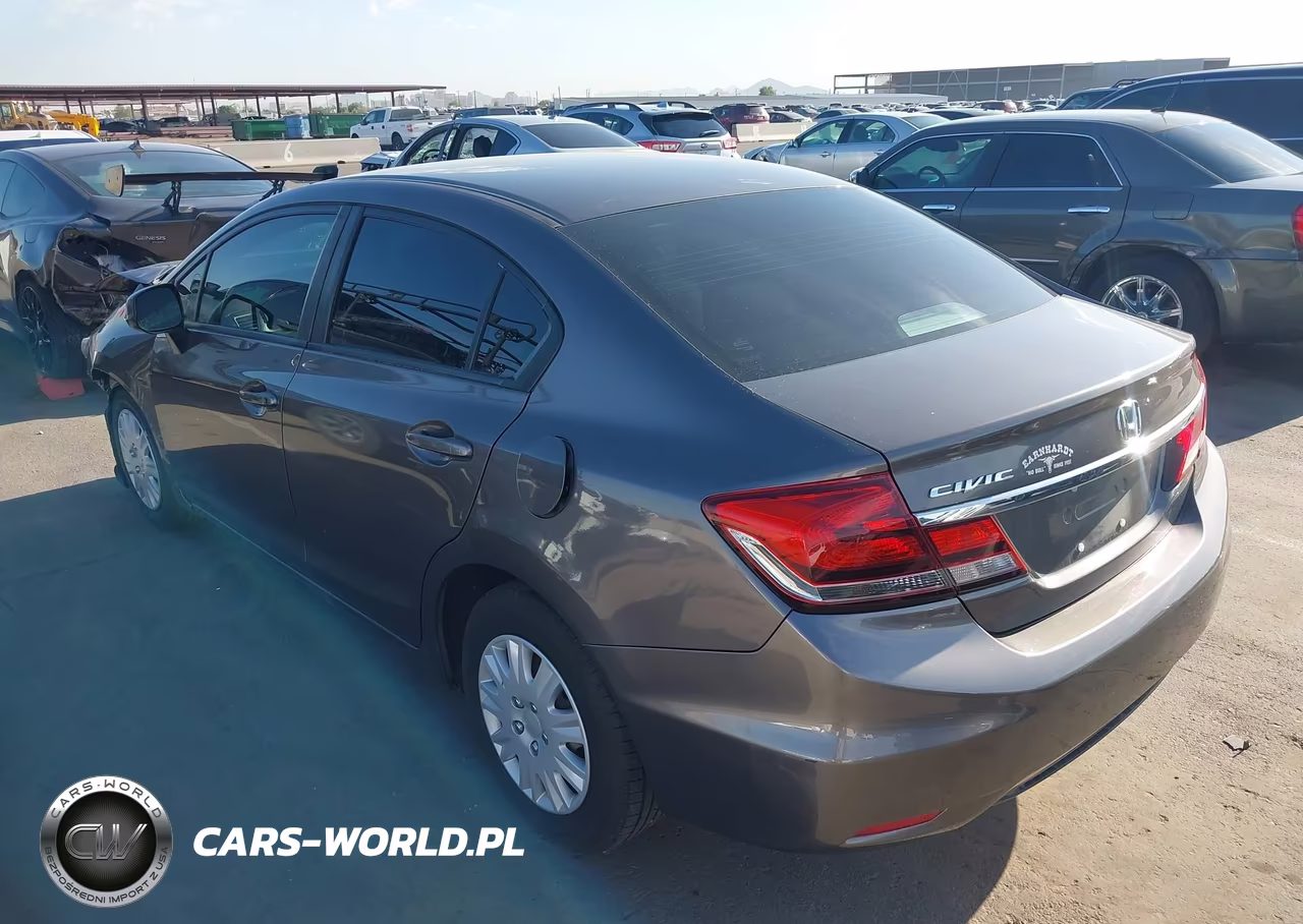 2013 Honda Civic Lx VIN:19XFB2F56DE044732 - 3