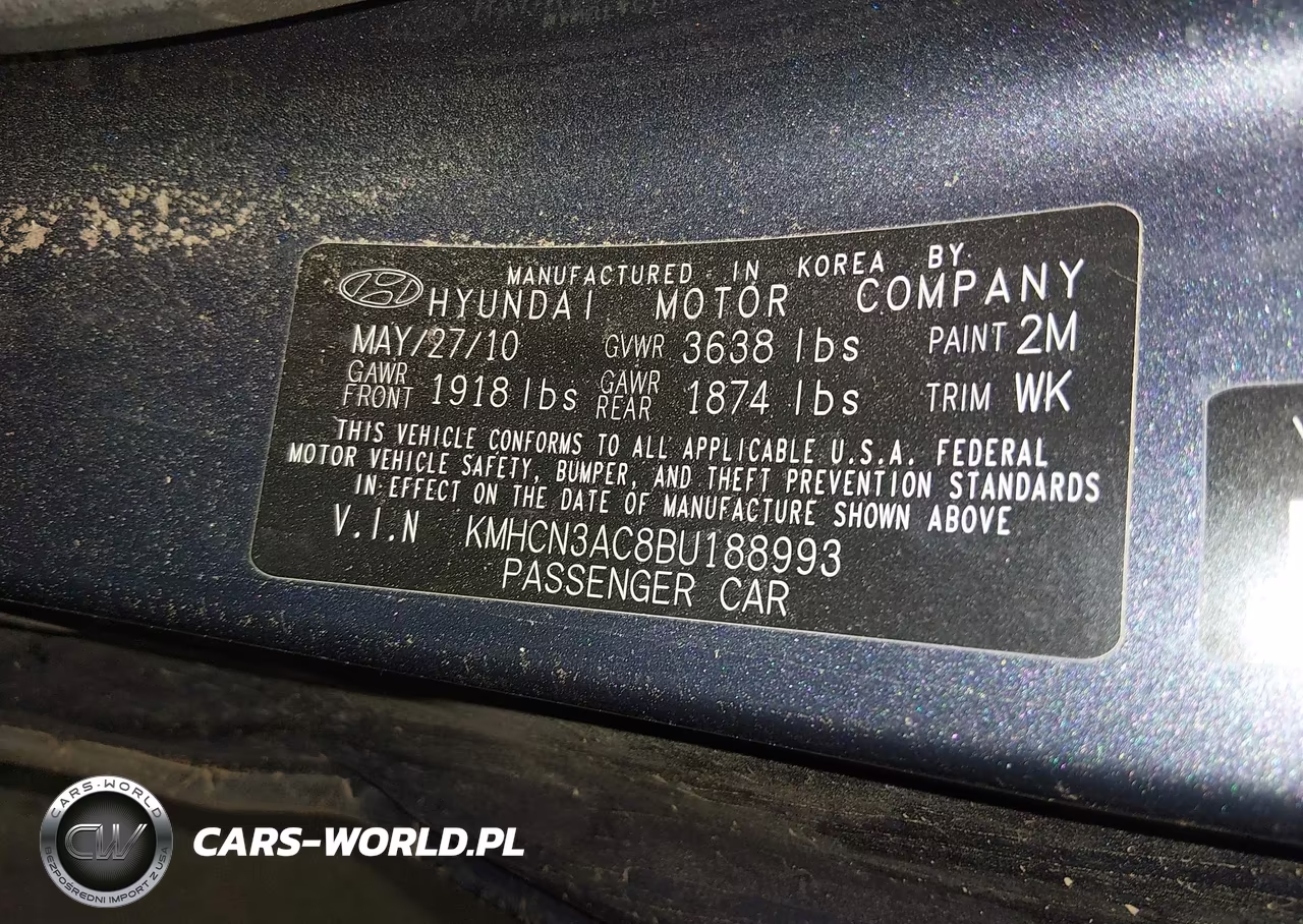 2011 Hyundai Accent Se VIN:KMHCN3AC8BU188993 - 9