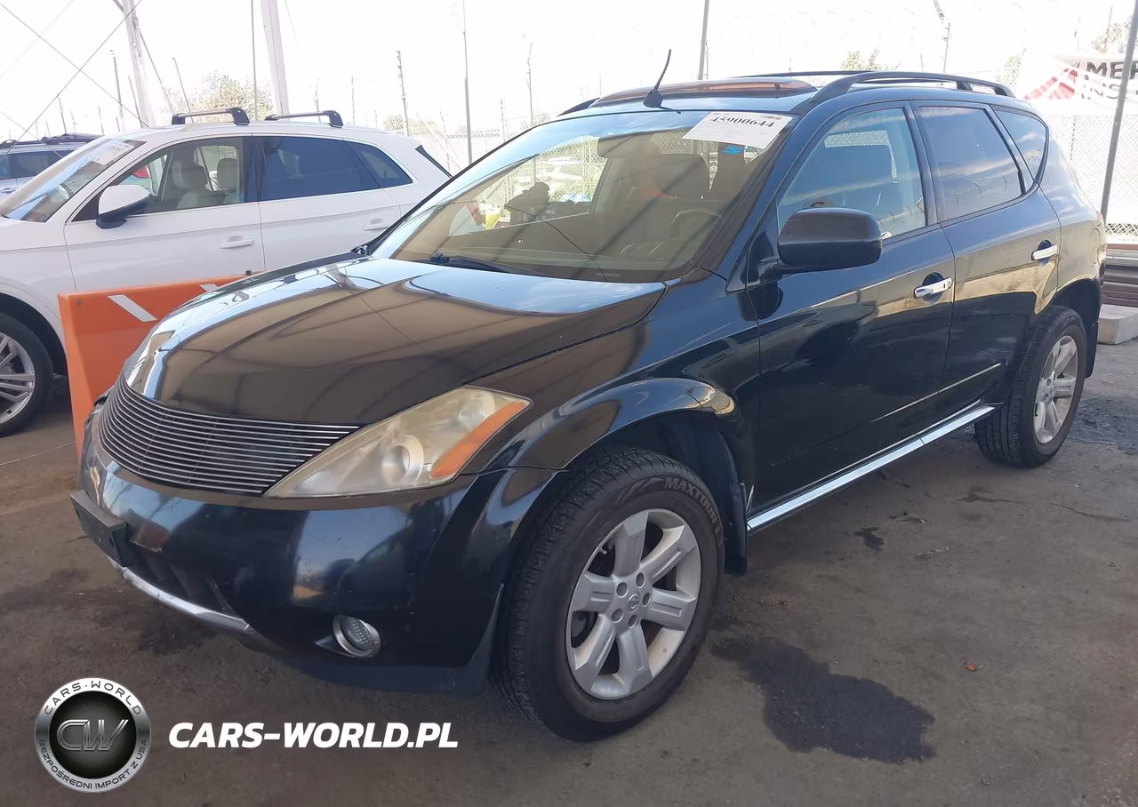2007 Nissan Murano Sl VIN:JN8AZ08W37W654473 - 2