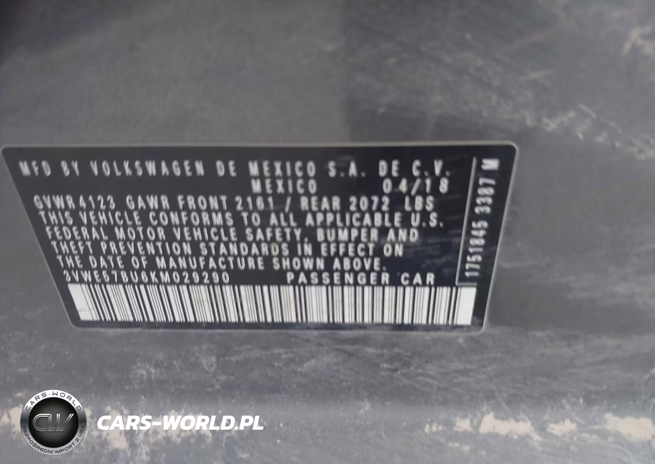 2019 Volkswagen Jetta 1.4T Sel VIN:3VWE57BU6KM029290 - 9