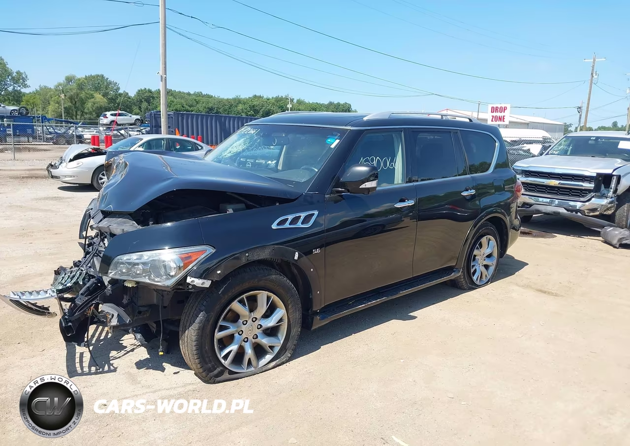2014 Infiniti Qx80 VIN:JN8AZ2NF7E9551570 - 2